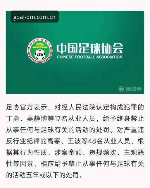 球盟会体育注册 足协第三批禁足名单出炉:掌握赛事信息的关键,避免触碰行业红线